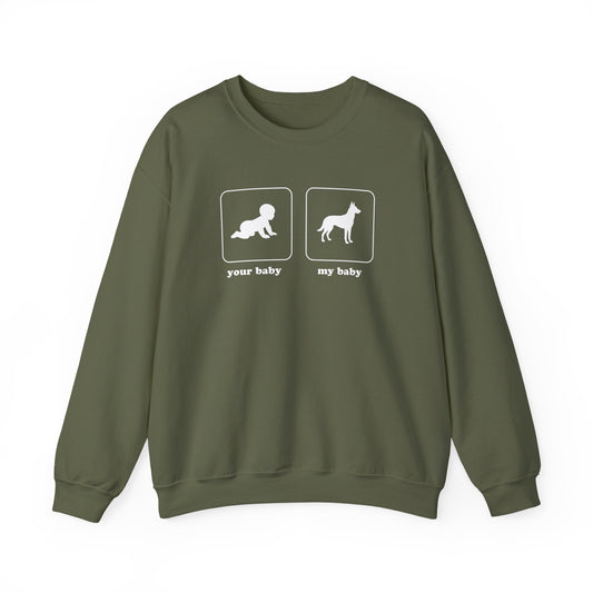Belgian Malinois Baby Crewneck Sweatshirt