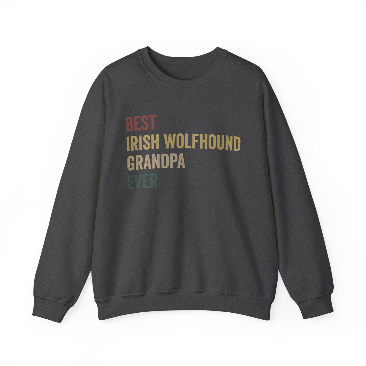Irish Wolfhound Grandpa Crewneck Sweatshirt