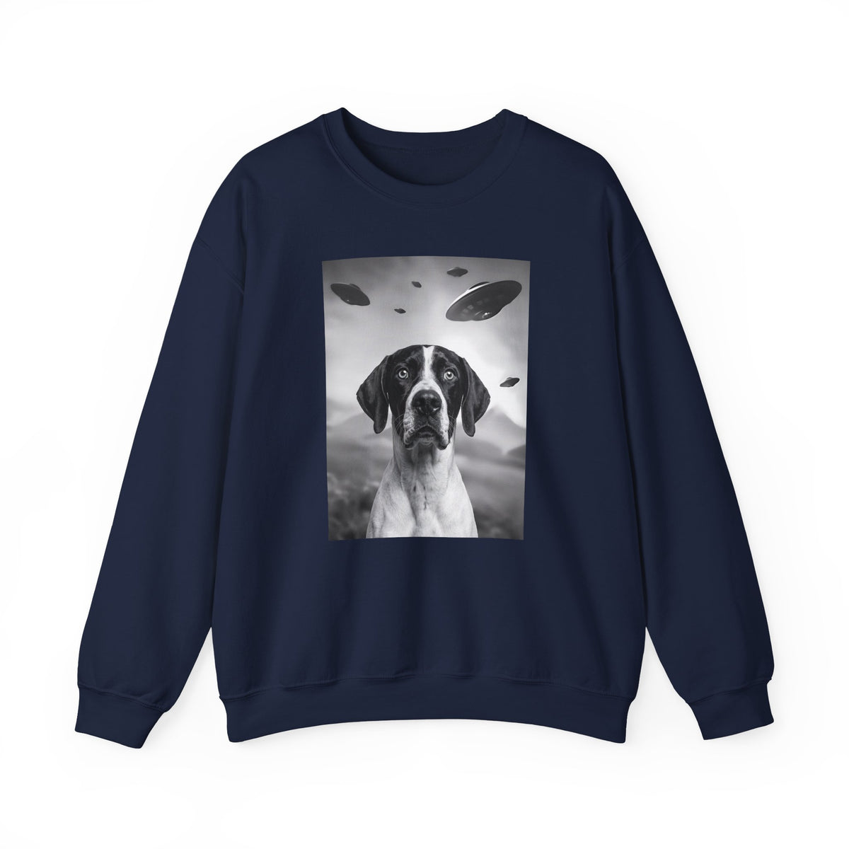 English Pointer UFO Crewneck Sweatshirt
