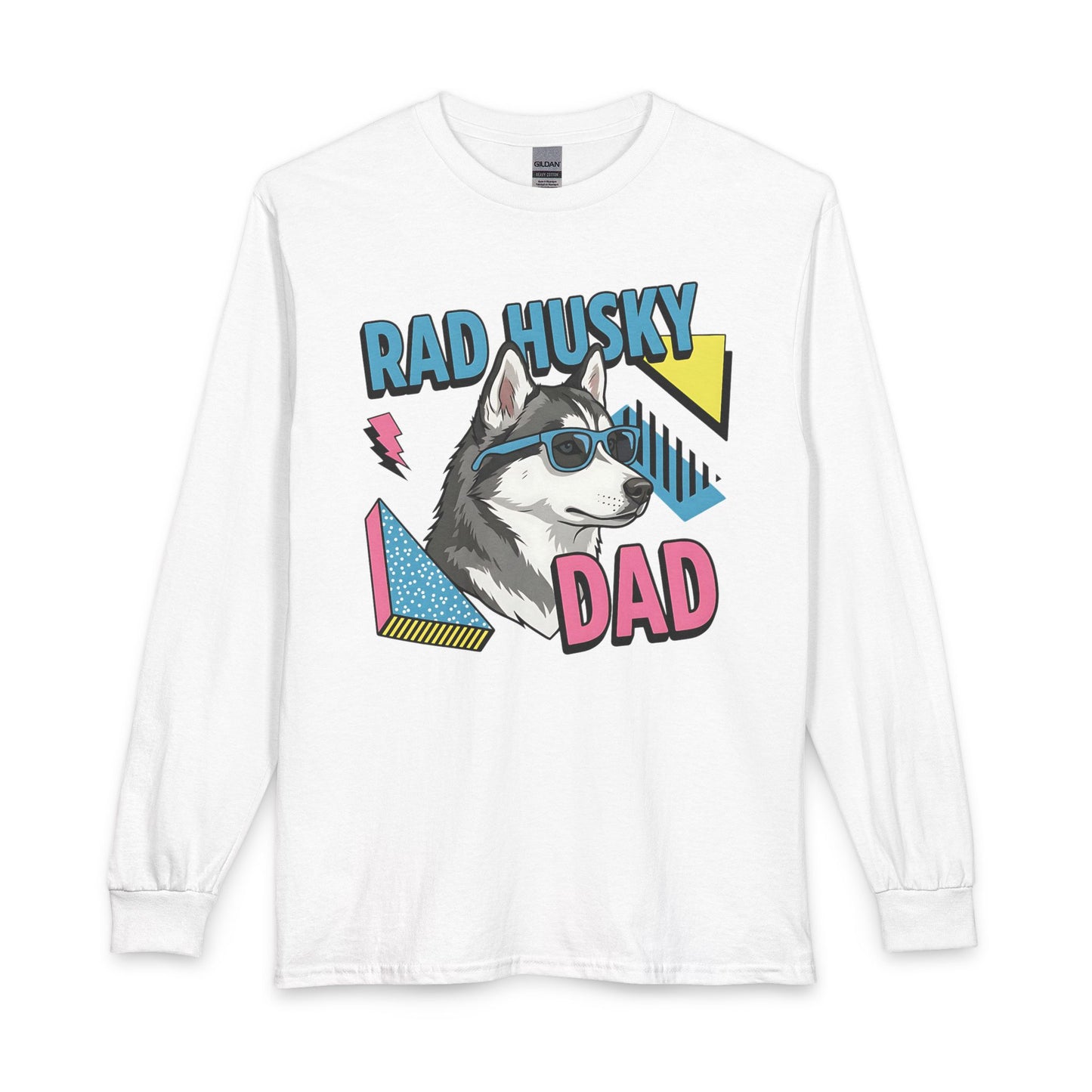 Rad Husky Dad Long Sleeve