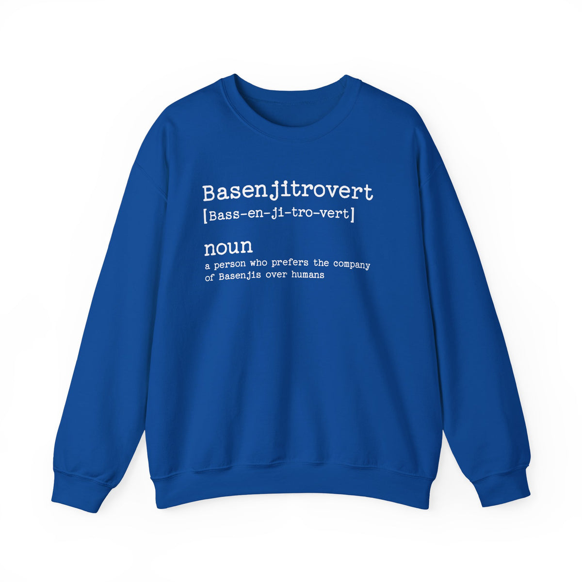 Basenji Basenjitrovert Crewneck Sweatshirt