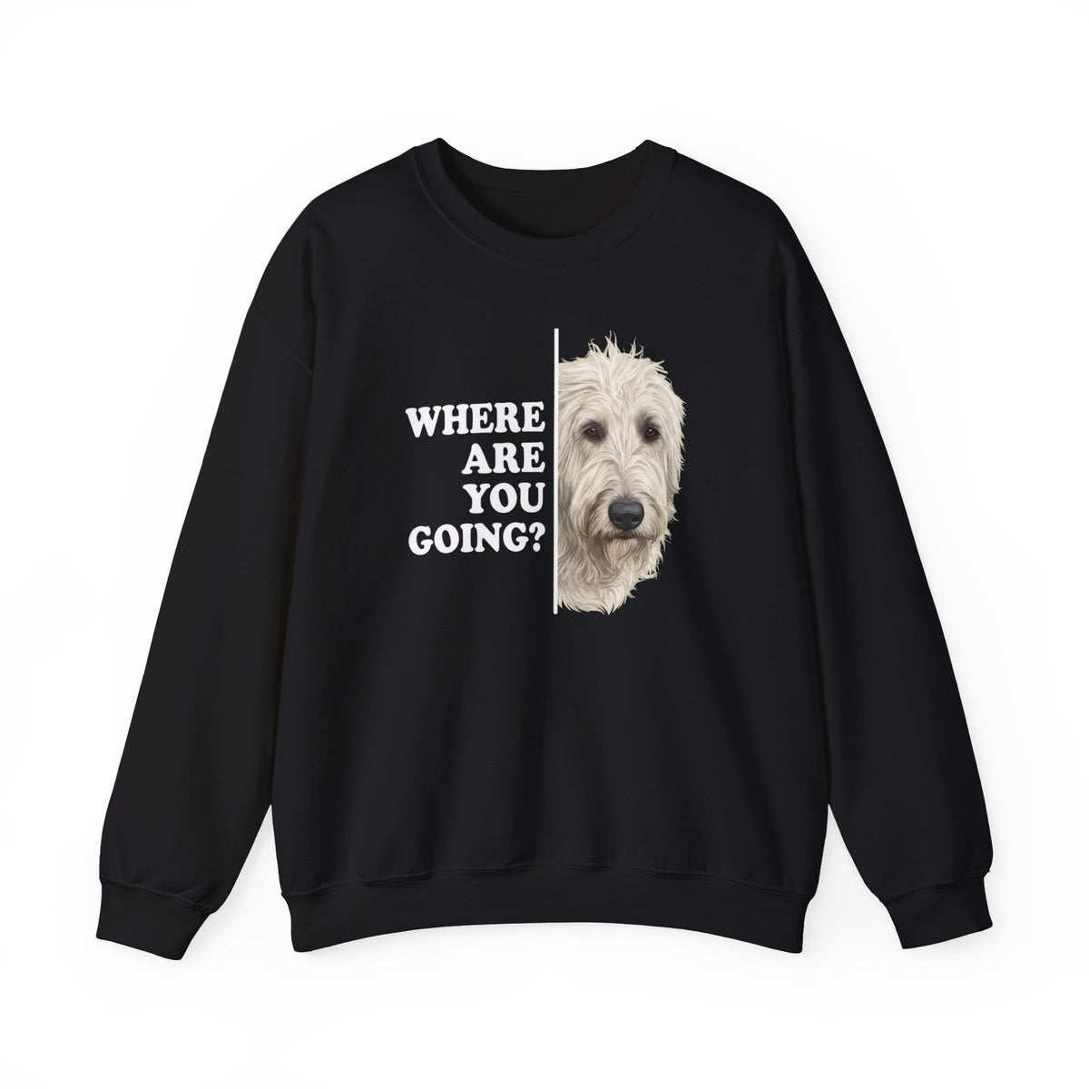 Irish Wolfhound Alert Crewneck Sweatshirt
