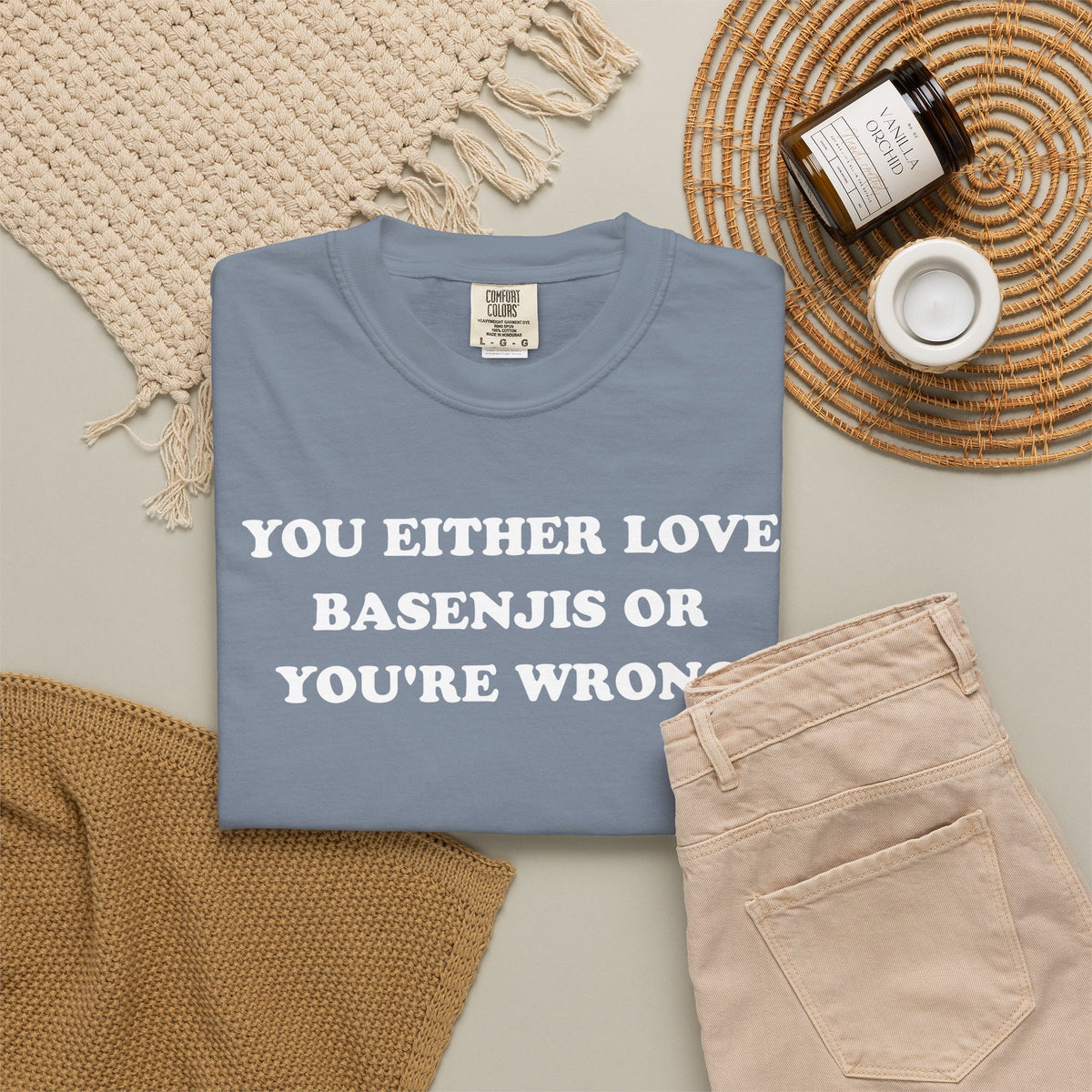 Love Basenji Premium Tee