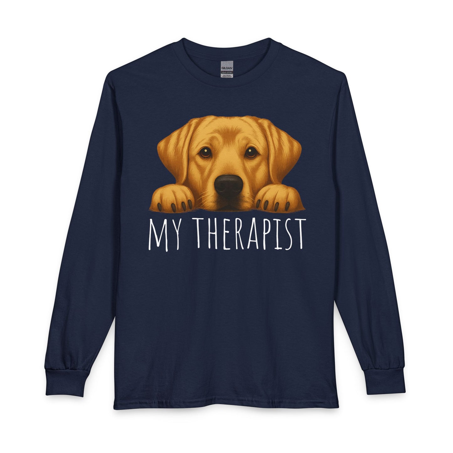 My Therapist Yellow Labrador Long Sleeve