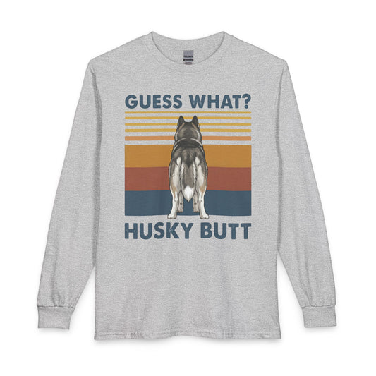 Husky Butt Long Sleeve Sport Grey