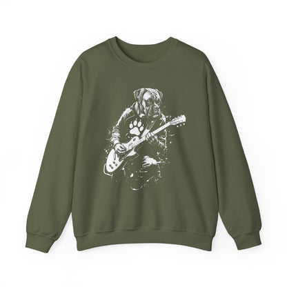 Boxer Guitar Crewneck Sweatshirt