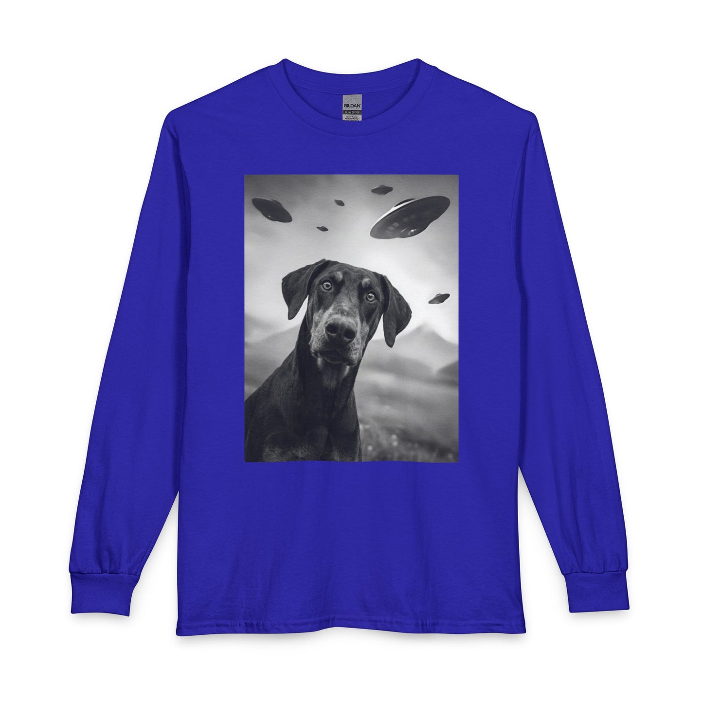 Doberman Pinscher UFO Long Sleeve