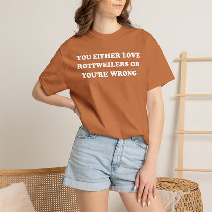 Love Rottweilers Premium Tee