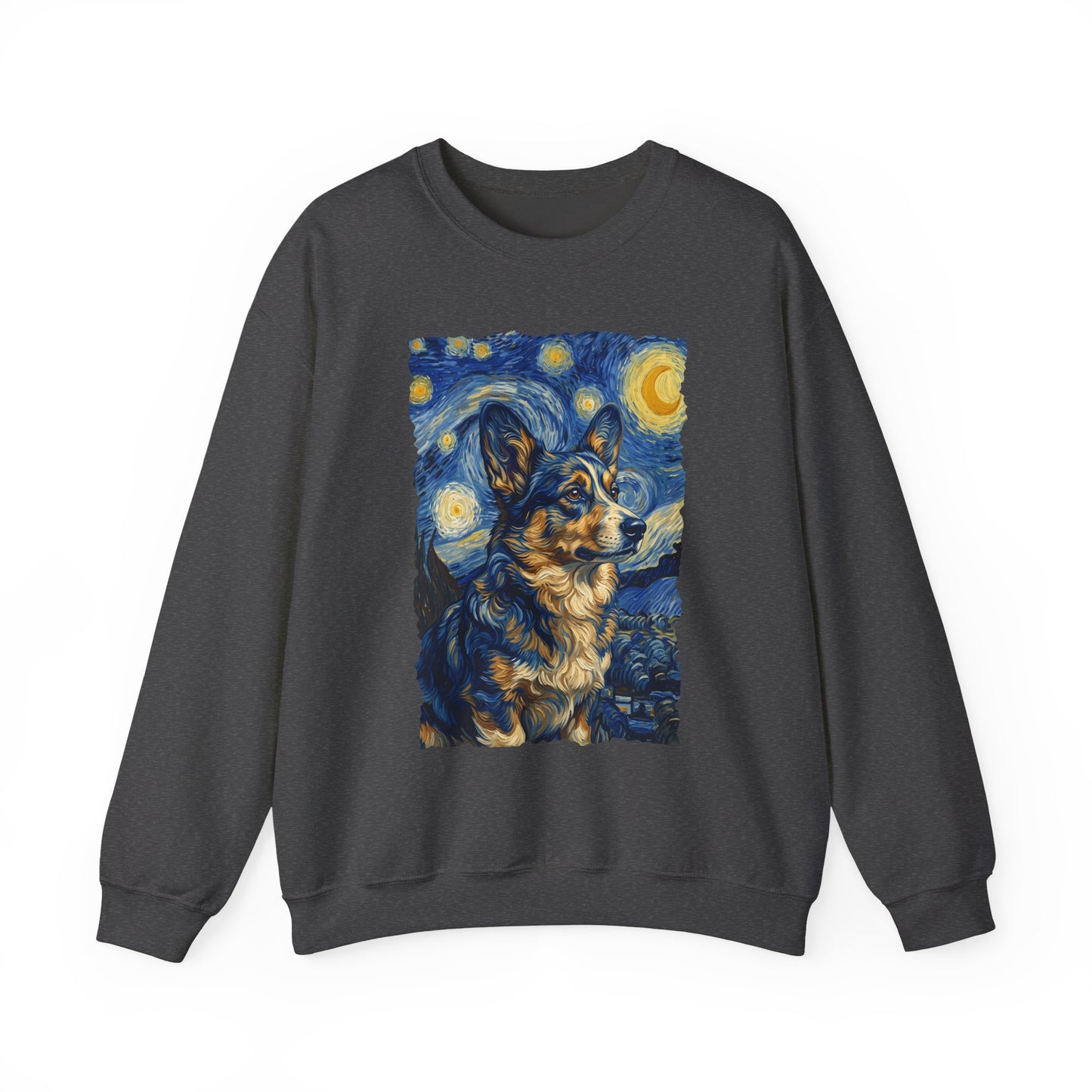 Cardigan Welsh Corgi Van Gogh Crewneck Sweatshirt