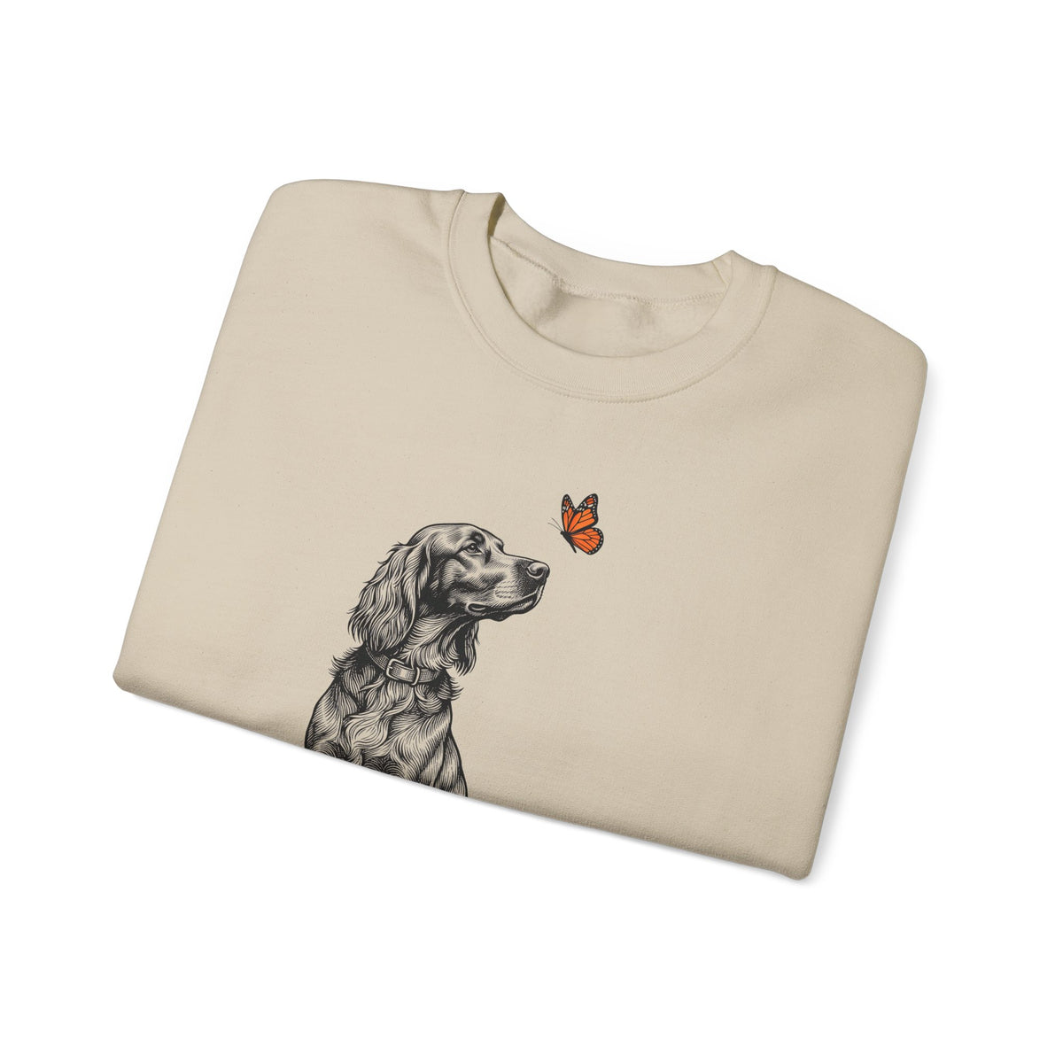 Irish Setter Butterfly Crewneck Sweatshirt