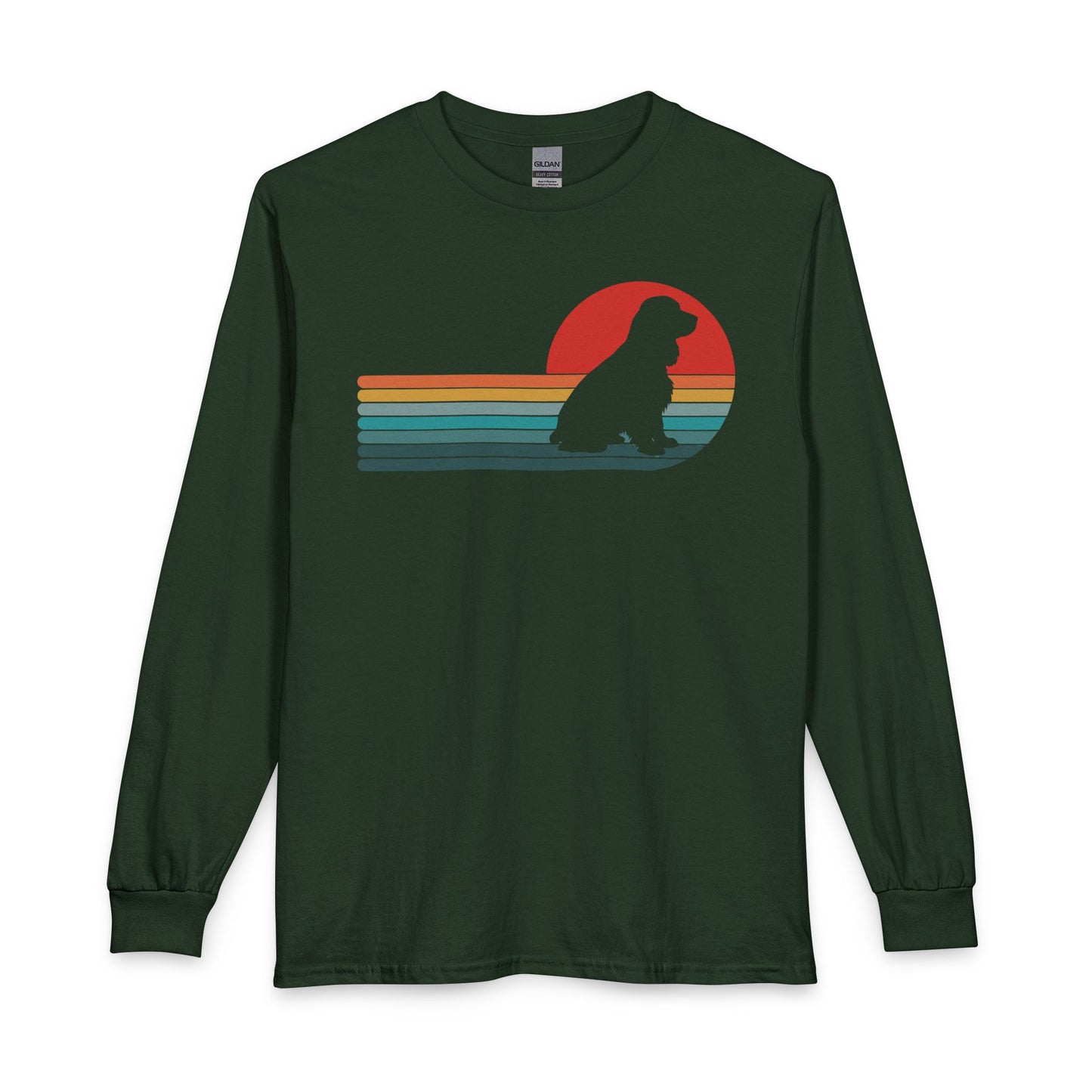 Cocker Spaniel Retro Long Sleeve