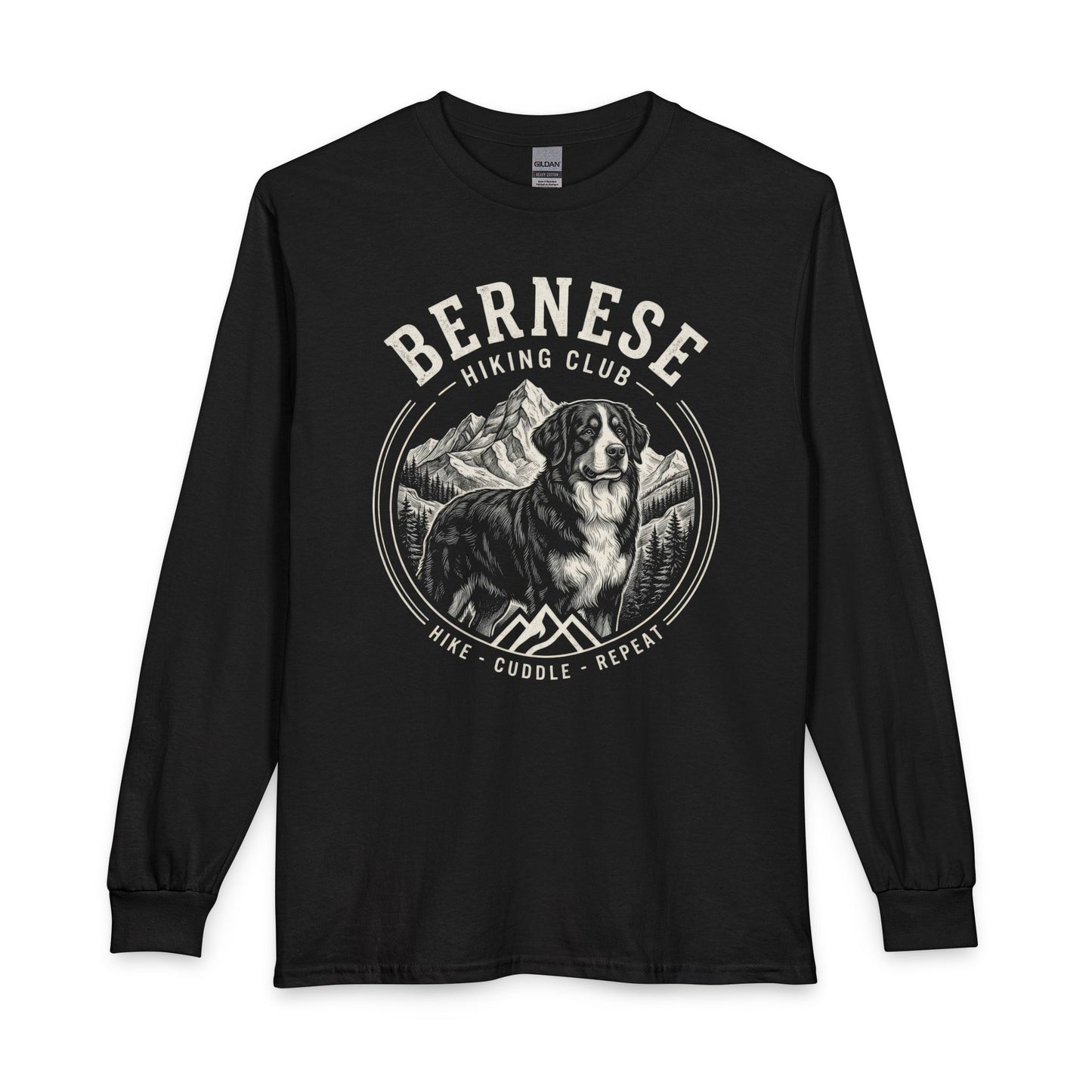 Bernese Mountain Dog Hiking Club Long Sleeve