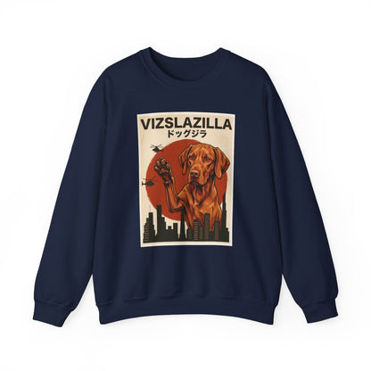 Vizsla Vizslazilla Crewneck Sweatshirt
