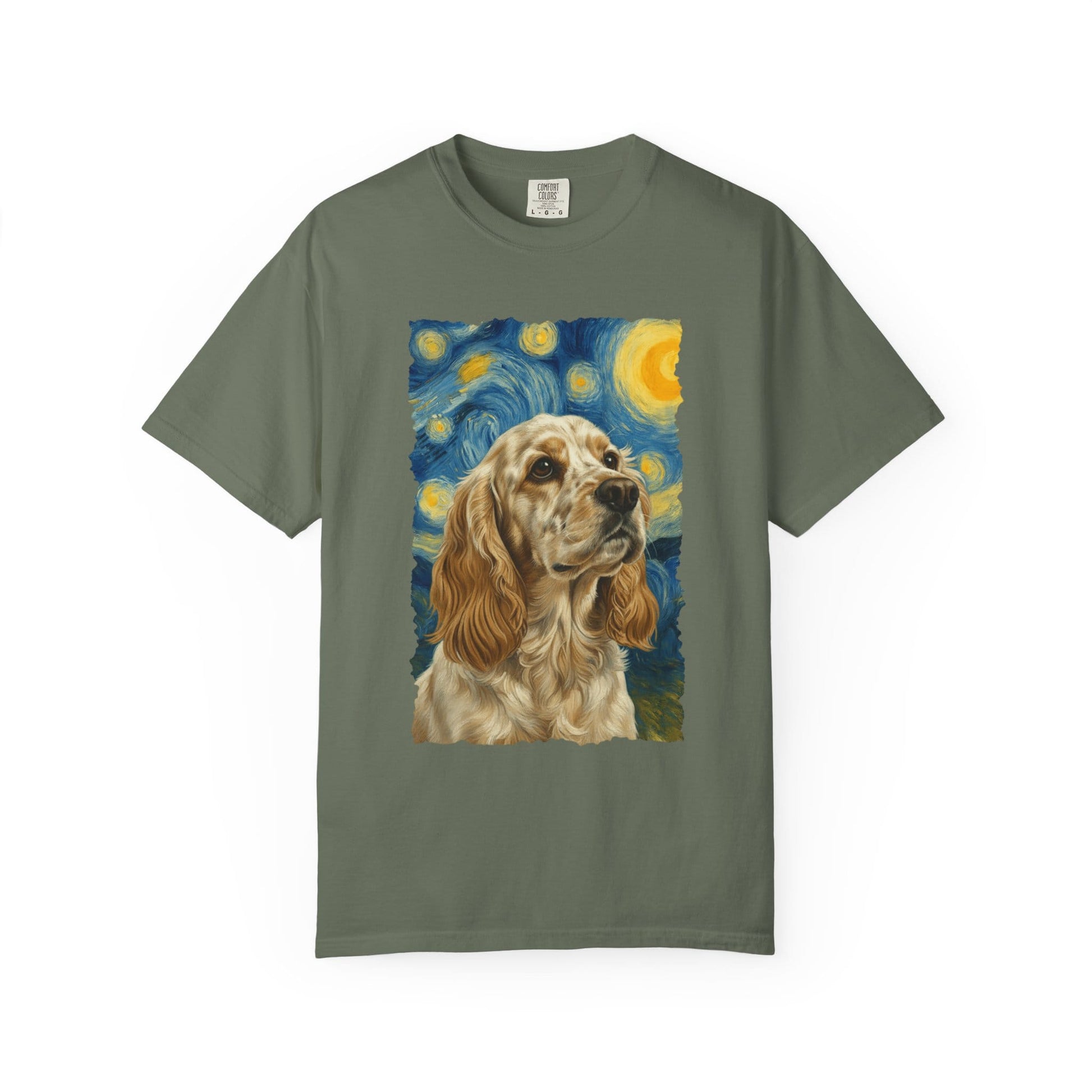Lemon Roam Spaniel van Gogh Premium Tee