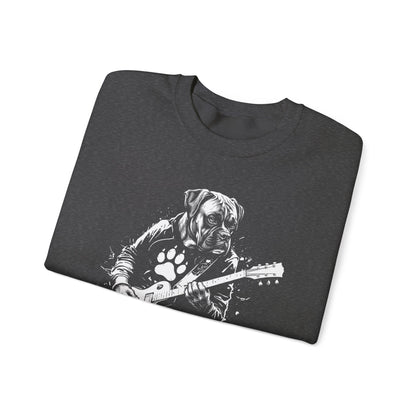 Boxer Guitar Crewneck Sweatshirt