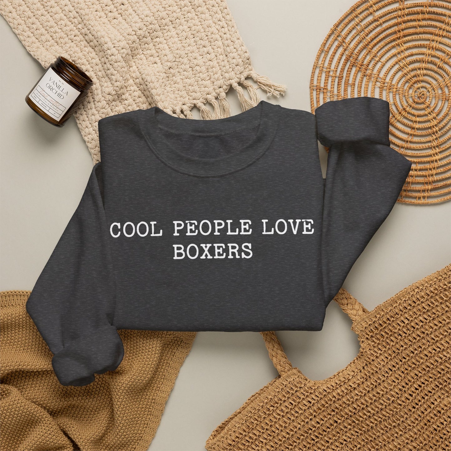 Cool People Love Boxers Crewneck Sweatshirt