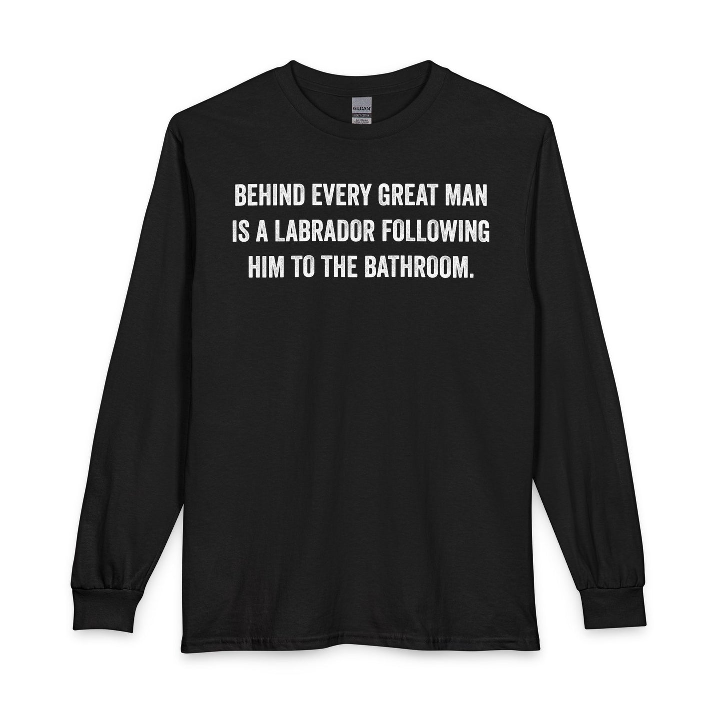 Great Man Labrador Long Sleeve Black