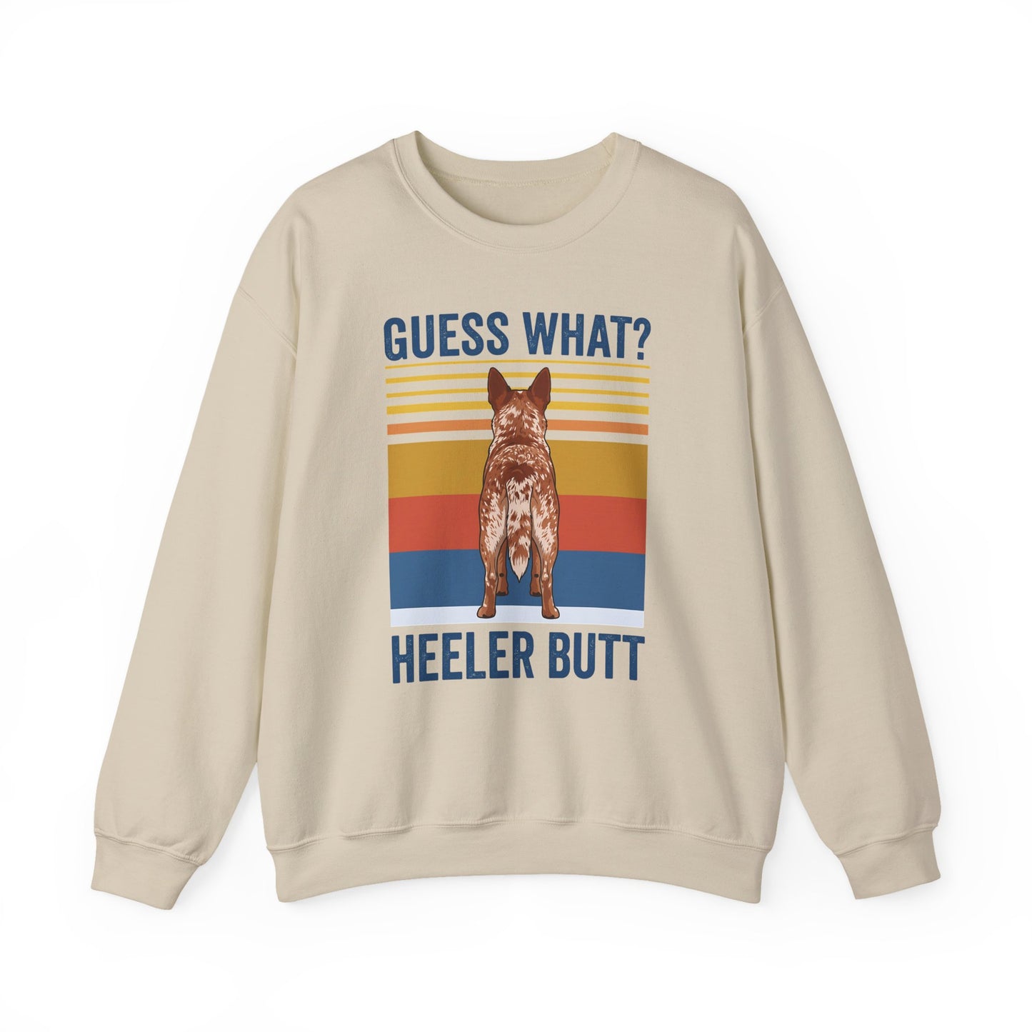 Red Heeler Butt Crewneck Sweatshirt