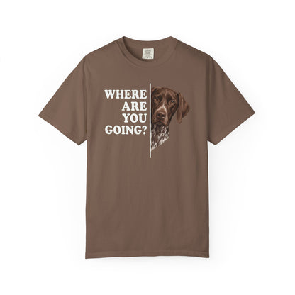 German Shorthaired Pointer Followning Premium Tee