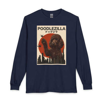 Standard Poodle Poodlezilla Chocolate Long Sleeve