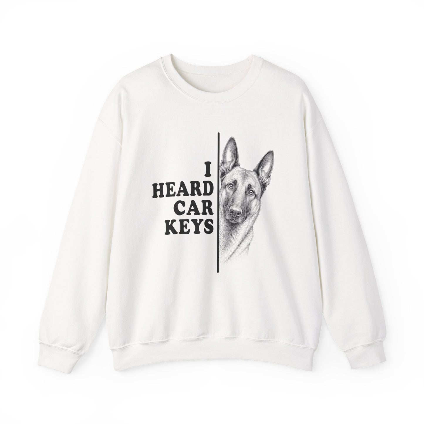 Belgian Malinois Car Keys Crewneck Sweatshirt