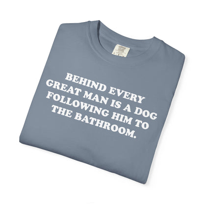Great Man Dog Bathroom Premium Tee