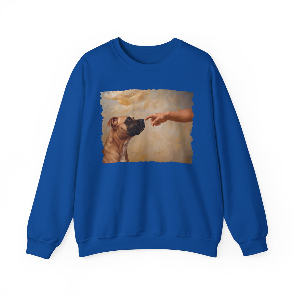 Pitbull Fawn Creation Crewneck Sweatshirt