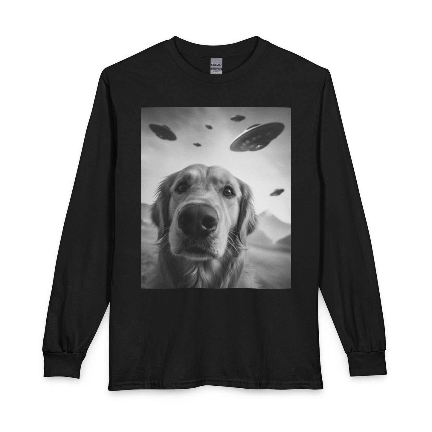 Golden Retriever UFO Long Sleeve