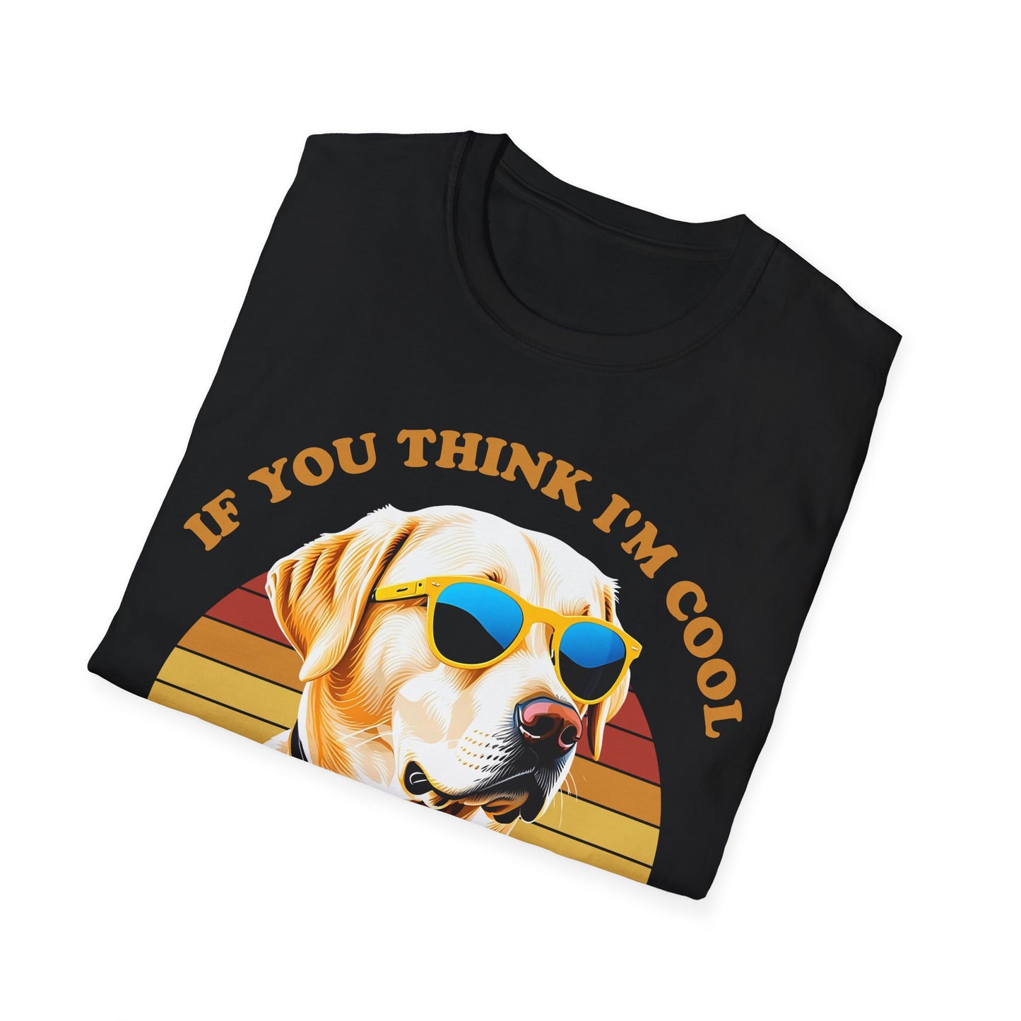 Cool Yellow Labrador Tee