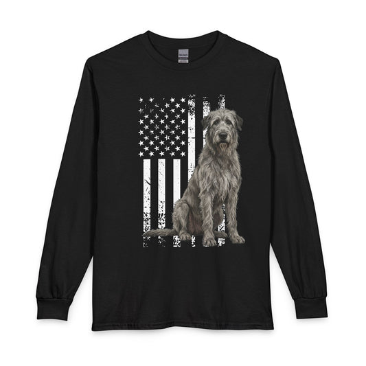 Irish Wolfhound Long Sleeve Black
