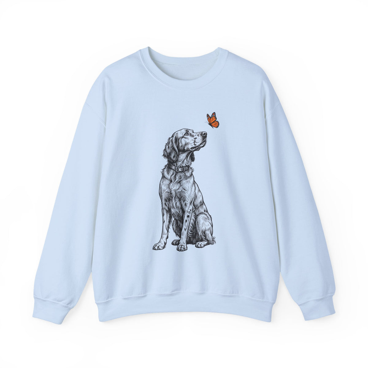 English Setter Butterfly Crewneck Sweatshirt