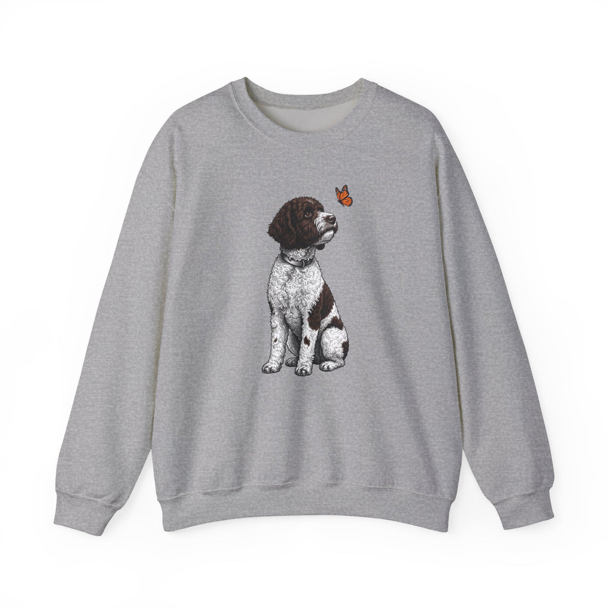 Lagotto Butterfly Crewneck Sweatshirt Sport Grey