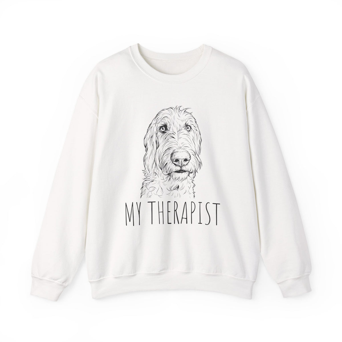 My Therapist Irish Wolfshound Crewneck Sweatshirt