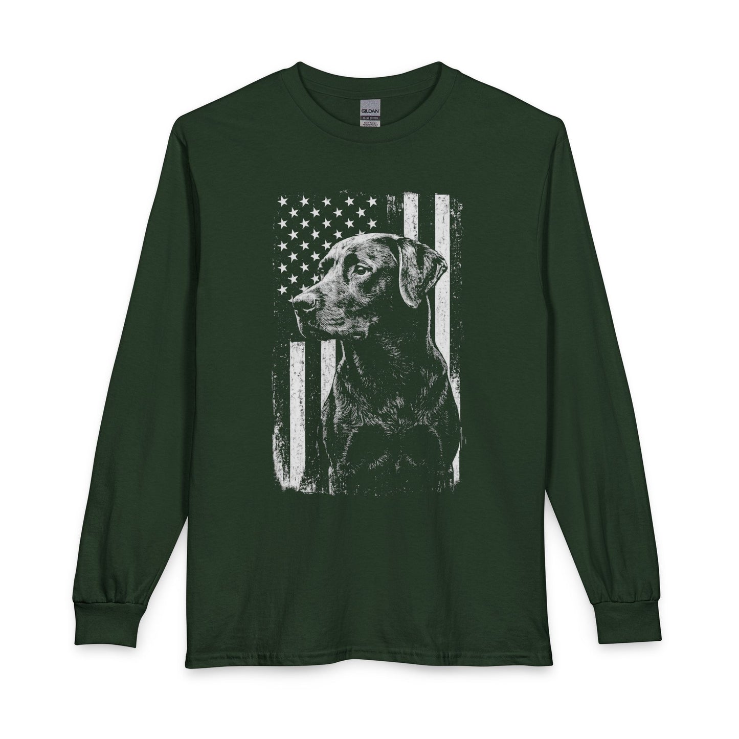 Labrador USA Flag Long Sleeve