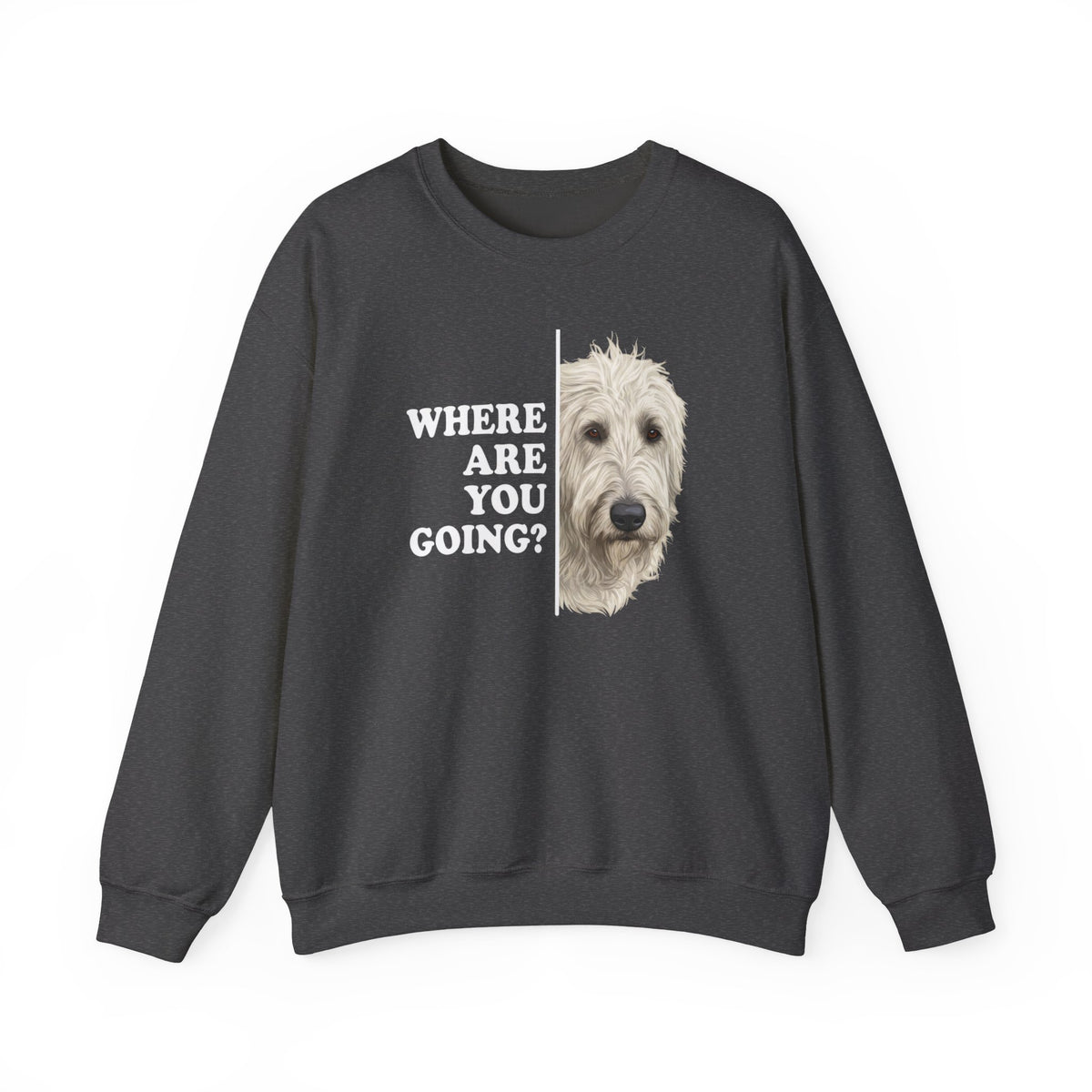 Irish Wolfhound Alert Crewneck Sweatshirt