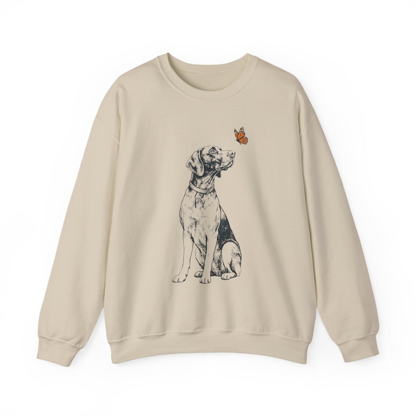 German Shorthaired Pointer Butterlfy Crewneck Sweatshirt