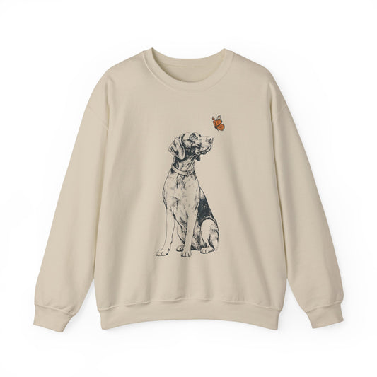 German Shorthaired Pointer Butterlfy Crewneck Sweatshirt