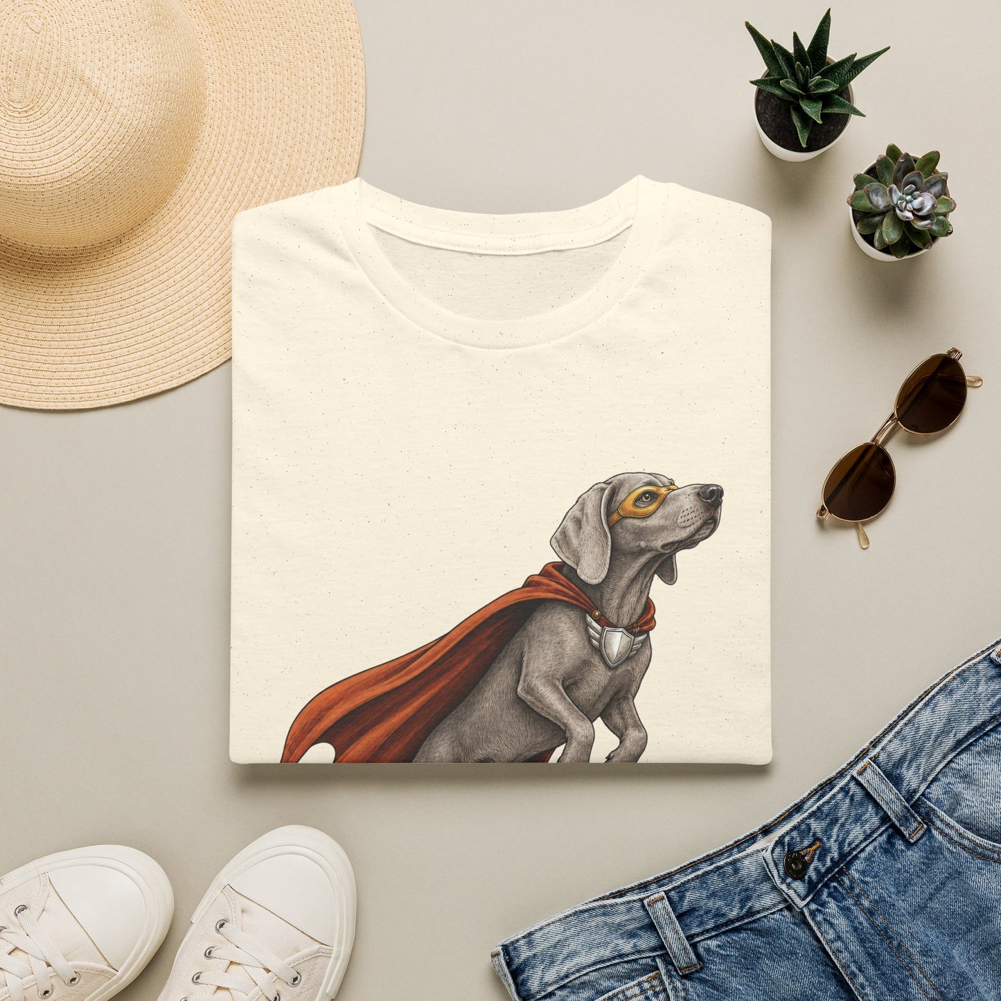 Weimaraner Superhero