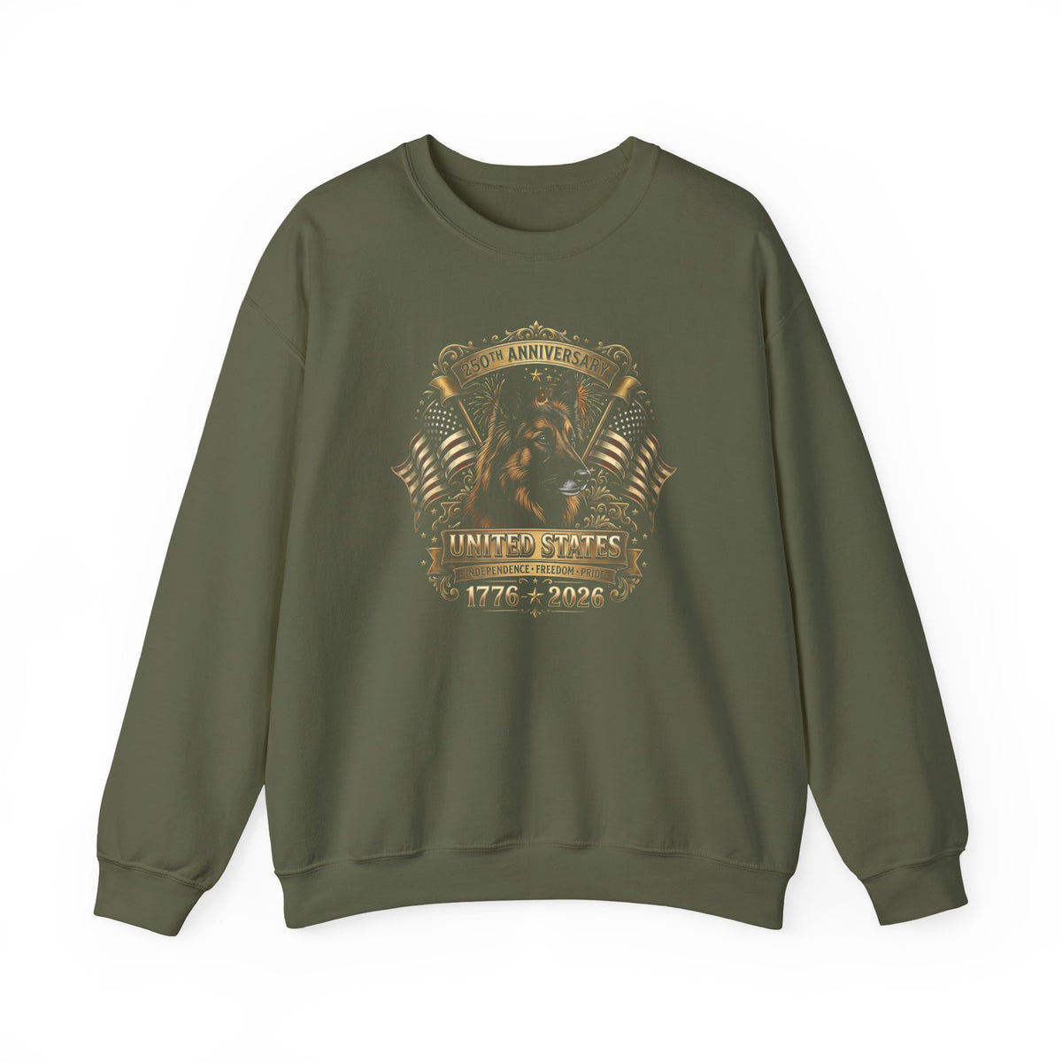 Belgian Tervuren Flag Shades Crewneck Sweatshirt
