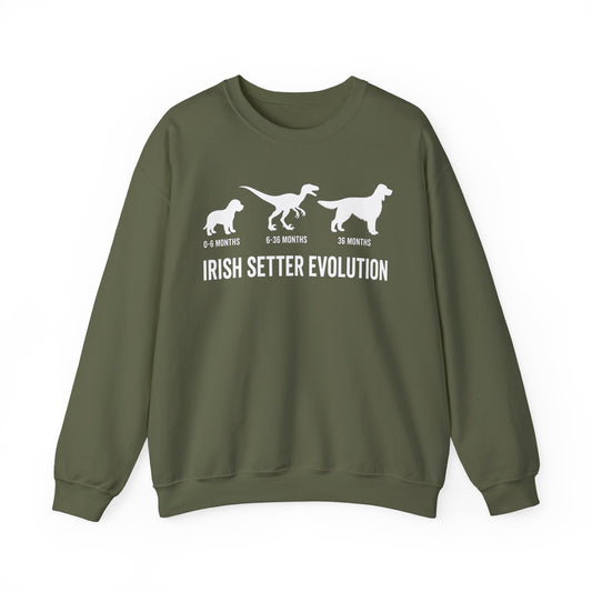 Irish Setter Evolution Crewneck Sweatshirt Military Green
