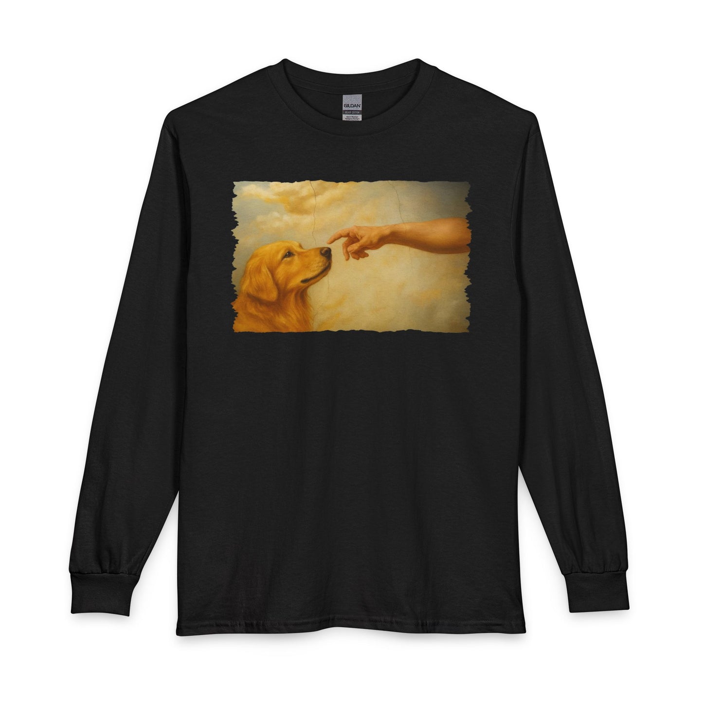Gods Creates Golden Retriever Long Sleeve