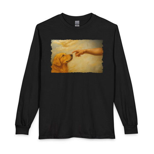 Gods Creates Golden Retriever Long Sleeve