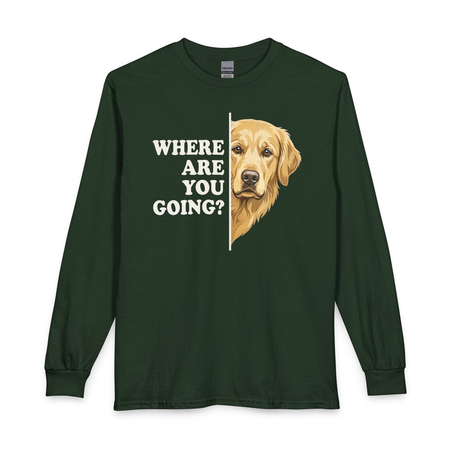Golden Retriever Following Long Sleeve