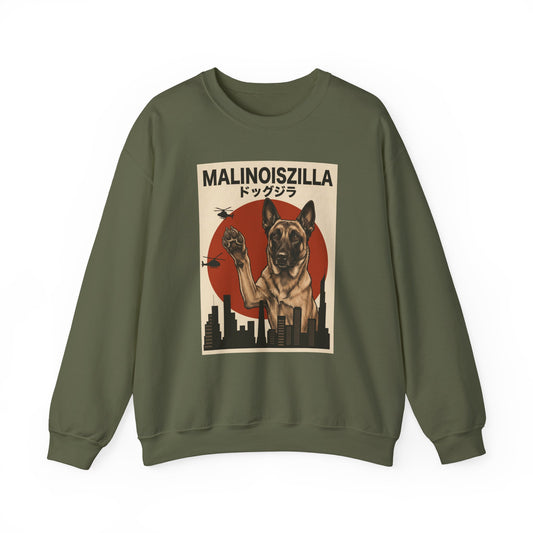 Belgian Malinois Malinoiszilla Crewneck Sweatshirt