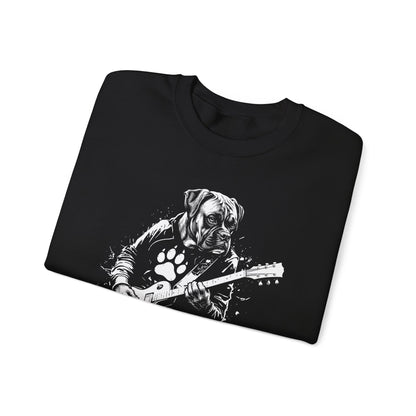 Boxer Guitar Crewneck Sweatshirt