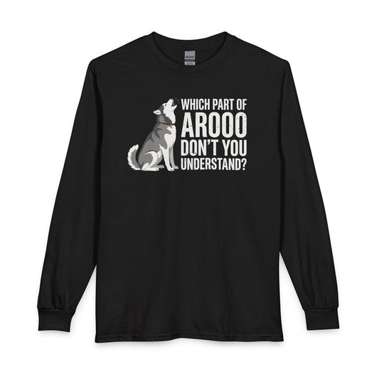 Husky Howling Long Sleeve Black