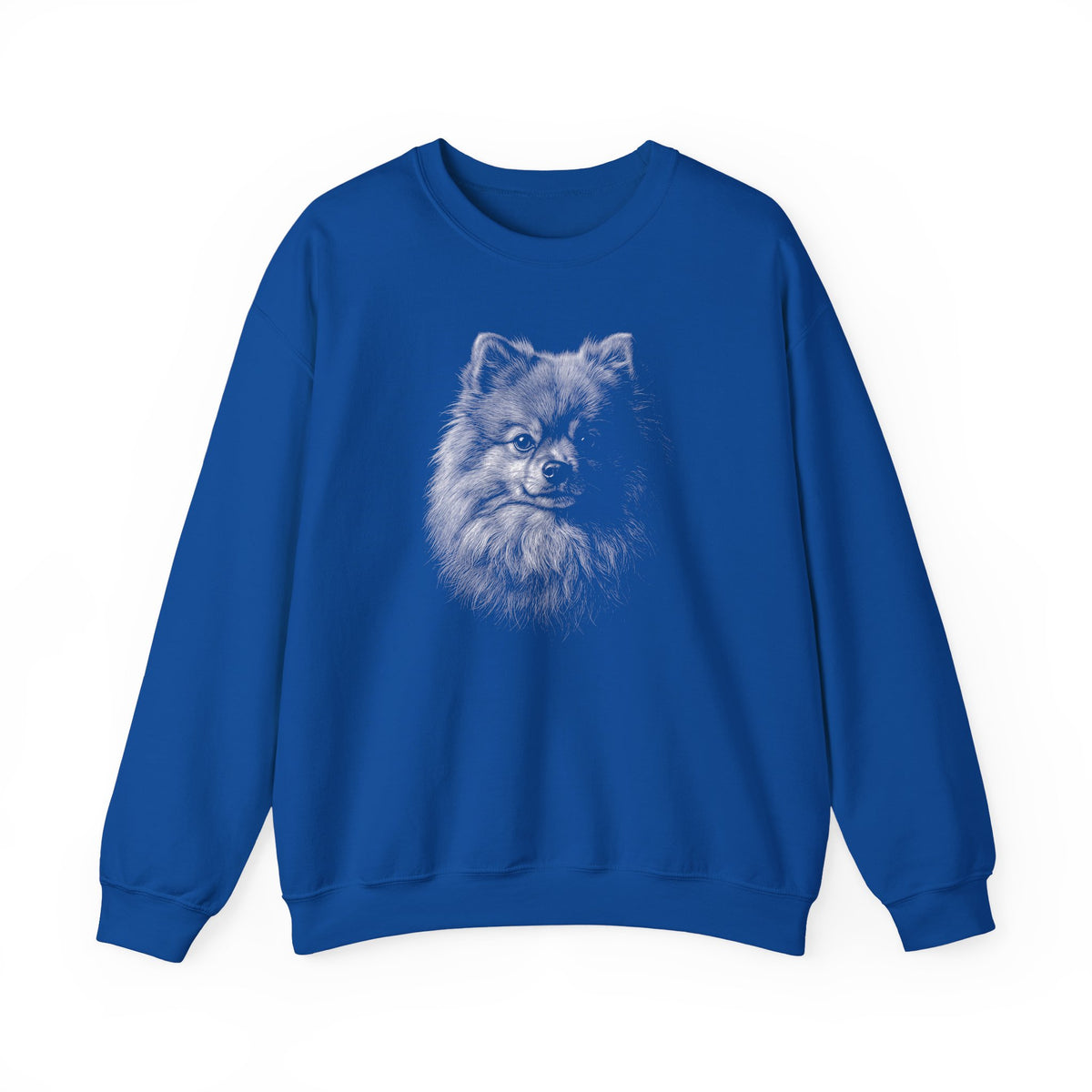 Pomeranian Engraved Crewneck Sweatshirt