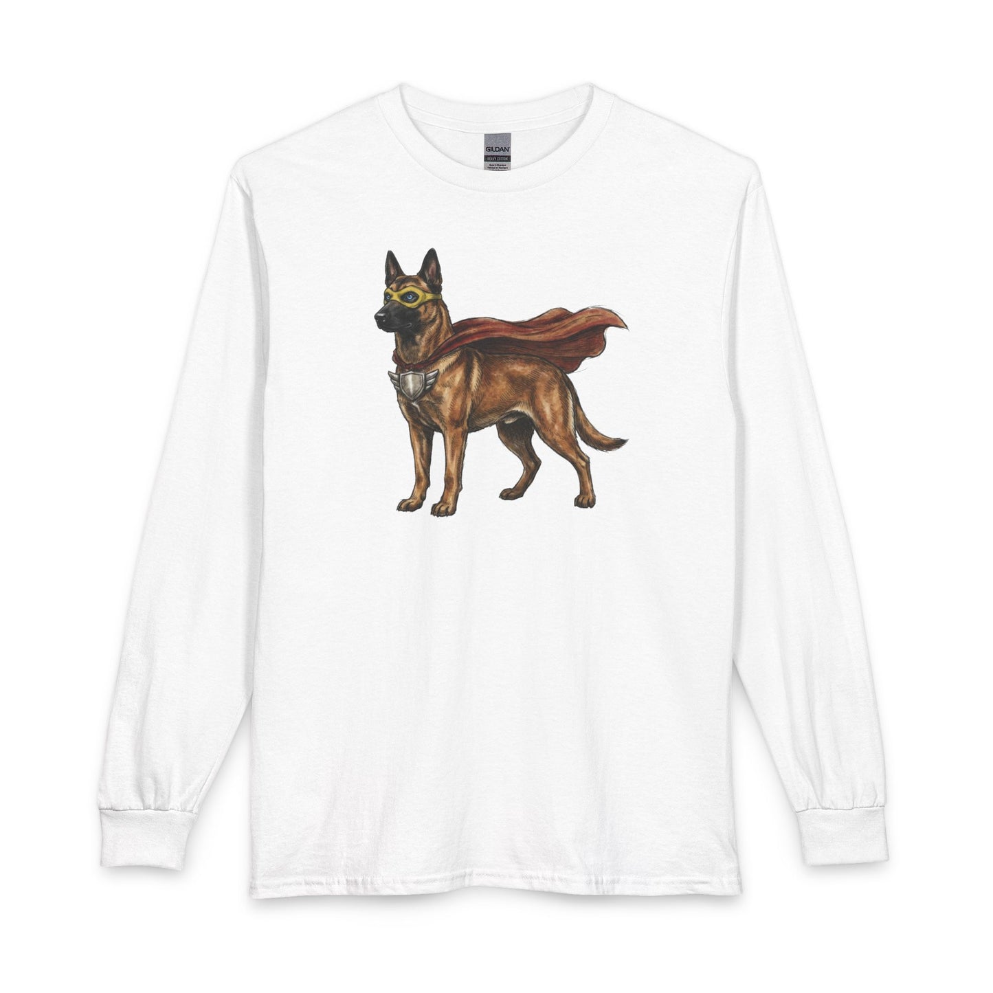Belgian Malinois Superhero Long Sleeve