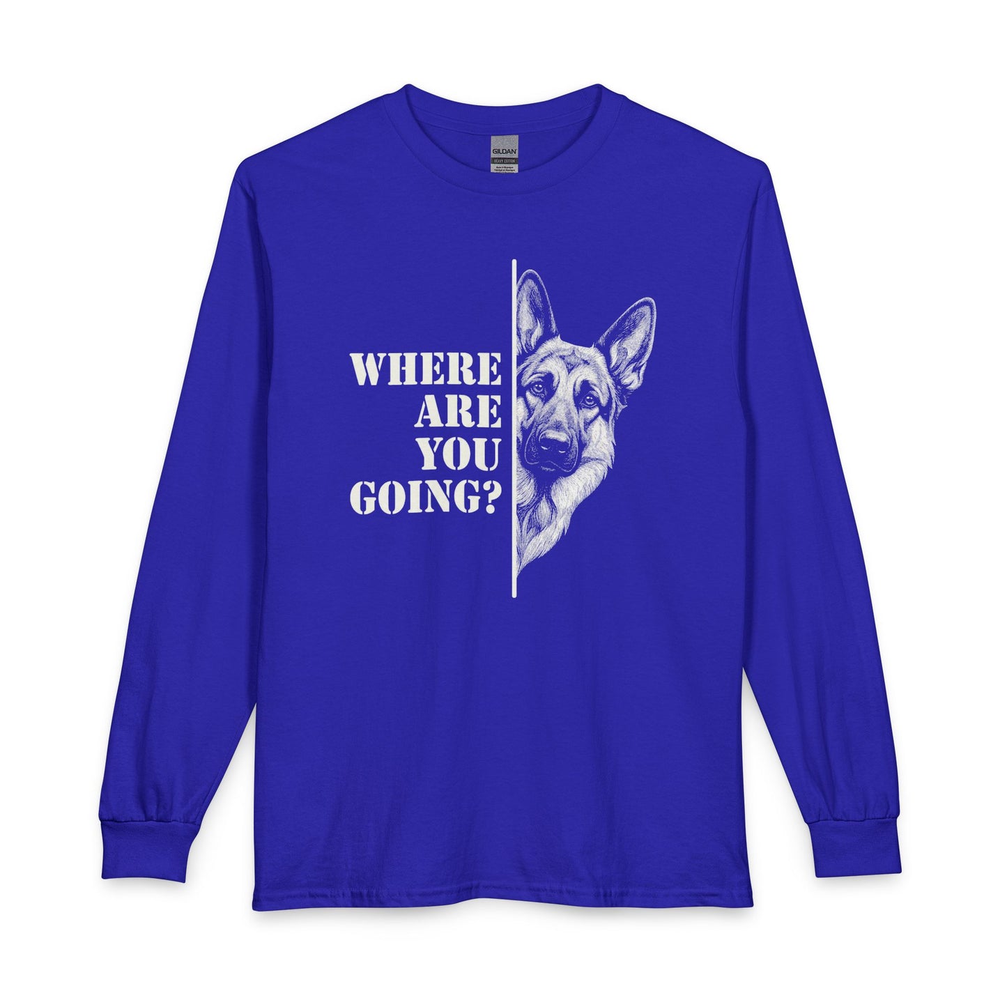 German Shepherd Following Long Sleeve