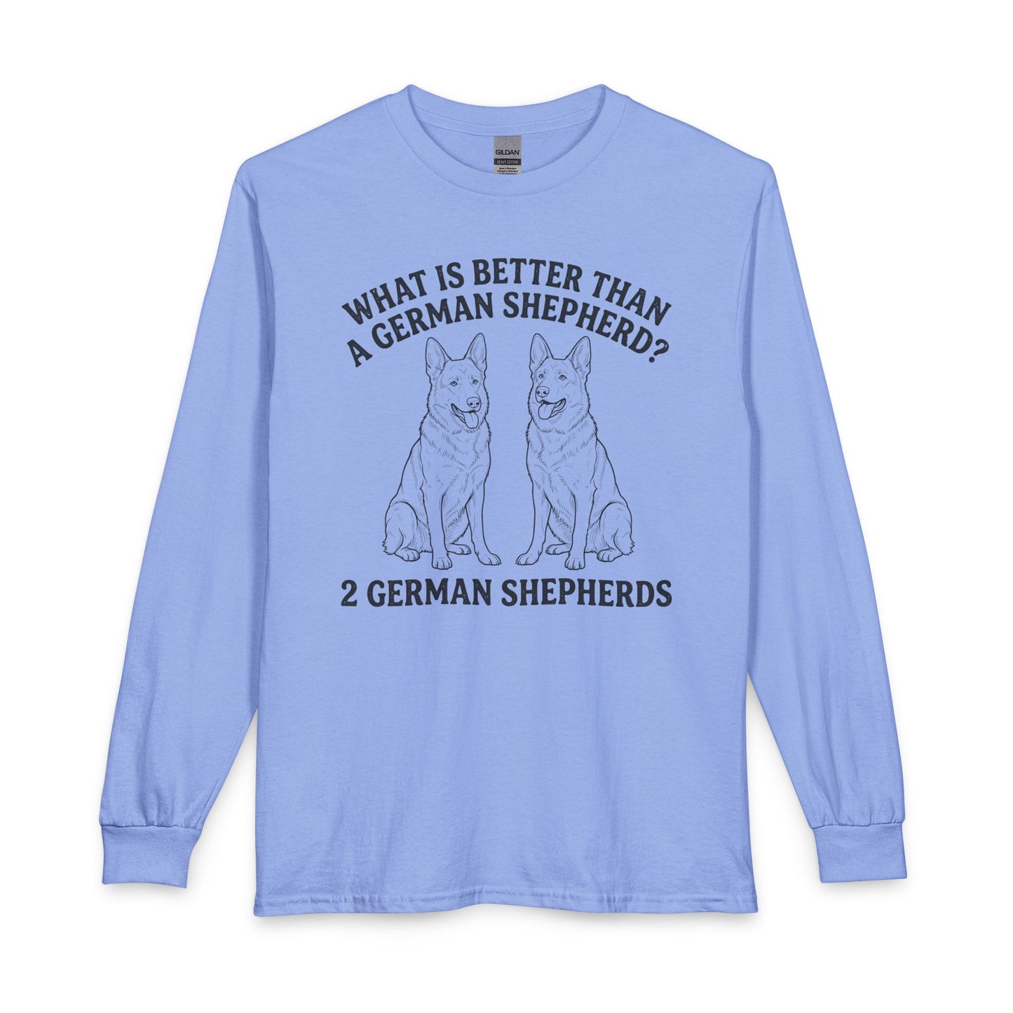2 German Shepherds Long Sleeve